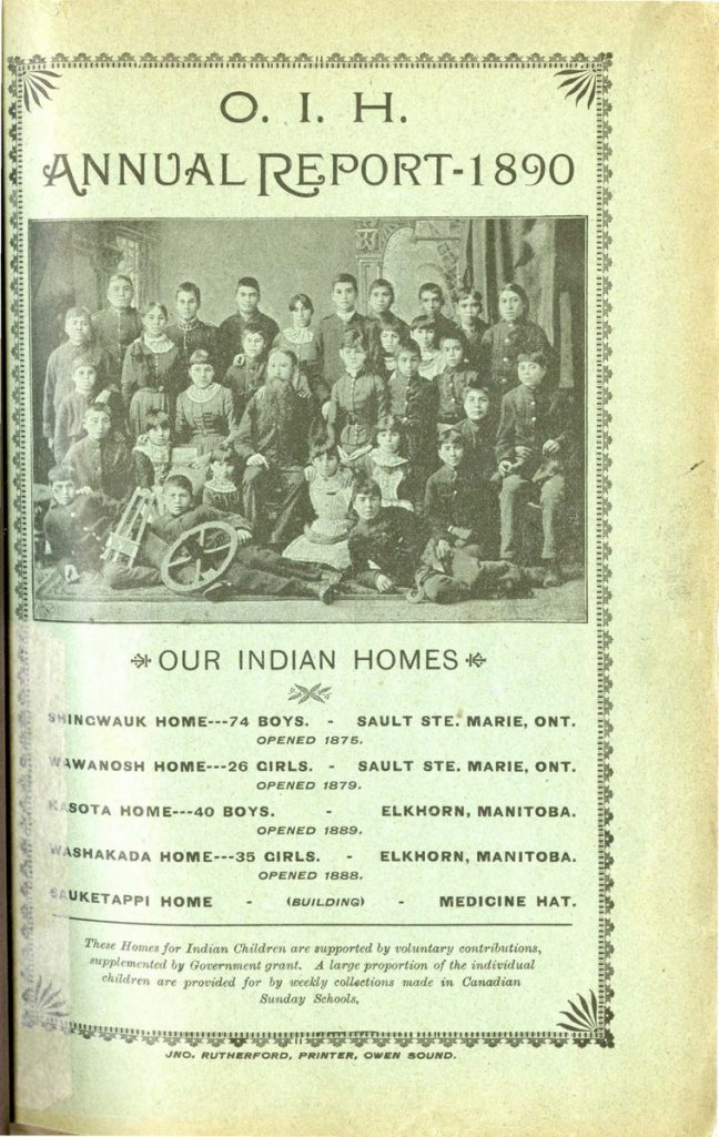 Our Indian Homes Annual Report cover page