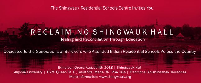 Reclaiming shingwauk Hall poster